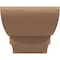 Ekena Millwork 7"W x 14"D x 7"H Wide Ridgewood Rough Cedar Woodgrain TimberThane Corbel, Primed Tan CORUR07X14X07RIDRCPR - alternate 2